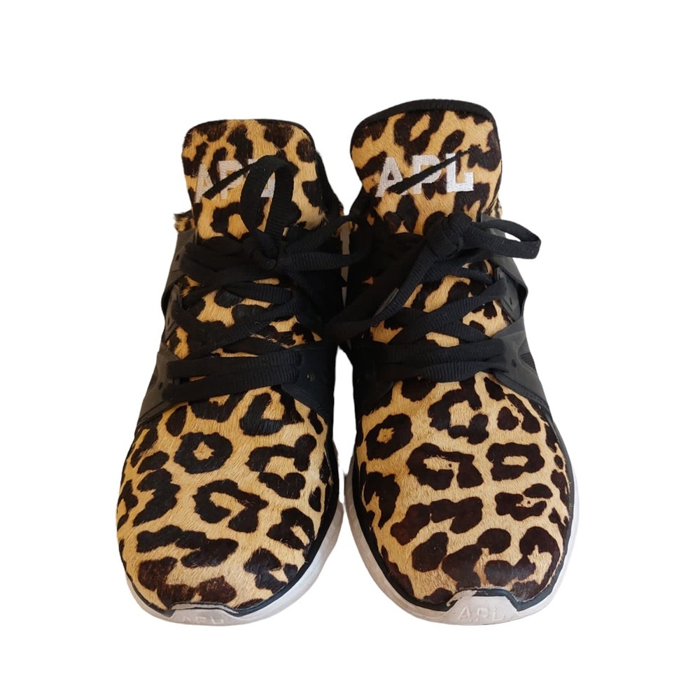 APL leopard pony hair Ascend Sneakers
